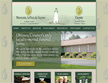 Tablet Screenshot of crosserfuneralhome.com